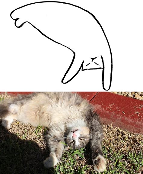 Minimal Cat Art is a Subreddit Where People Share Their Simple Cat Drawings