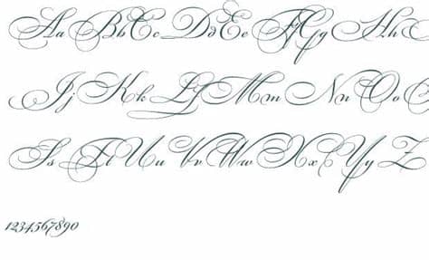 Handwritten script tattoo font generator. Fancy Cursive Fonts Alphabet For Tattoos fonts on ...