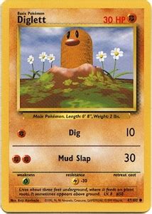 We did not find results for: Pokemon Basic Common Card - Diglett 47/102 - Pokemon Basic Common Cards
