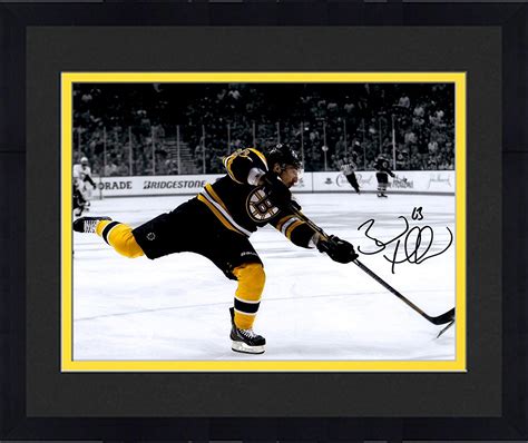 Framed Brad Marchand Boston Bruins Autographed 11 X 14 Spotlight