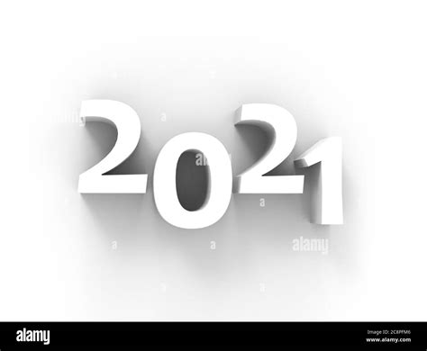 Happy New Year 2021 3d Illustration Stock Photo Alamy