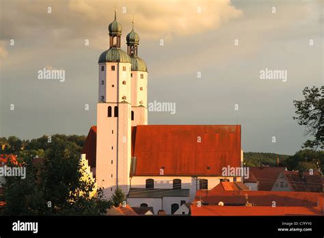 An Ancient Church In Wemding Bavaria Germany Stock Photo Alamy