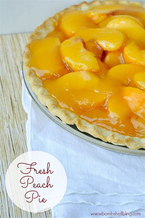 Fresh Peach Pie Recipe