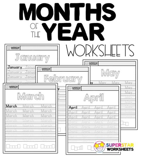 Calendar worksheets