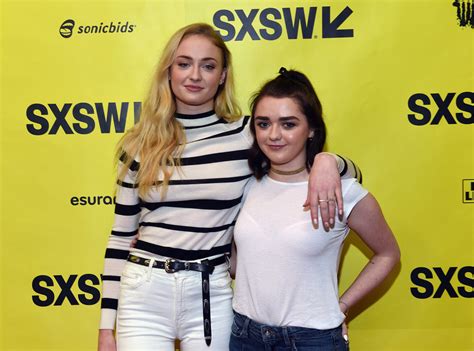 Sophie Turner Maisie Williams Practiced Signing Autographs Time