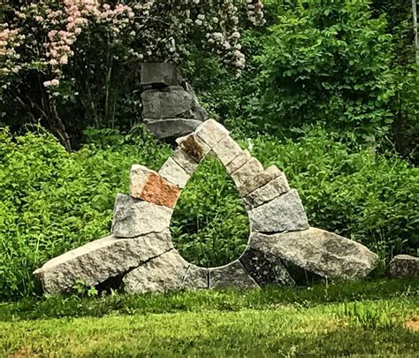 By David Allen Yard Art Land Art Stone Sculpture