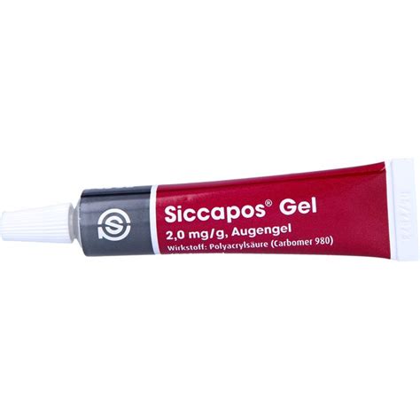 Siccapos Gel 10 G Augen Nase And Ohren Arzneimittel Arzneiprivat