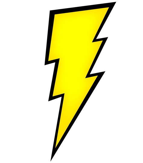 Lightning Bolt Iron On T Shirt Transfer Superhero