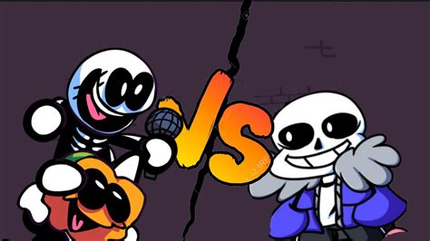 Friday Night Funkin Skid And Pump Vs Sans Senpai Hard Youtube