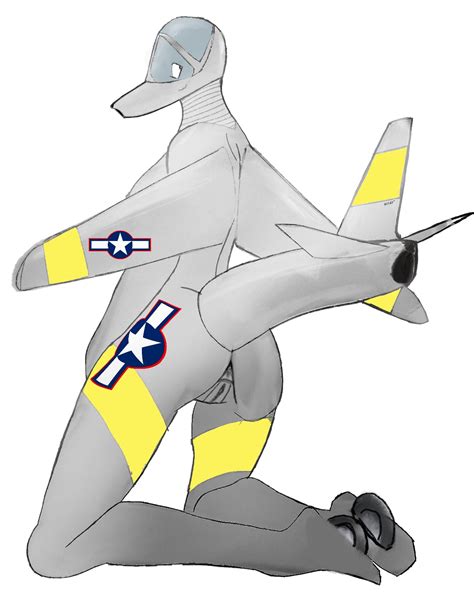 Rule 34 Aircraft Anthro Anus Ass F 86 Sabre Female Genitals Hi Res Kneeling Living Aircraft