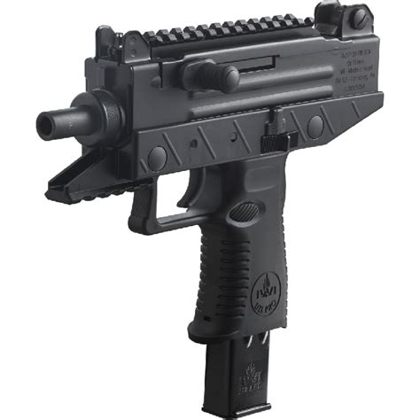 Iwi Uzi Pro 9mm Pistol Black 45 Barrel Adjustable Sights 25