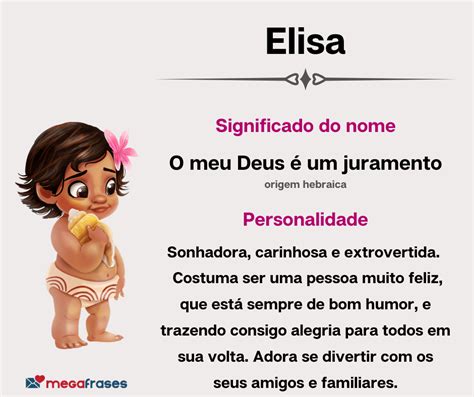 Significado Do Nome Elisa Curiosidades Mensagens