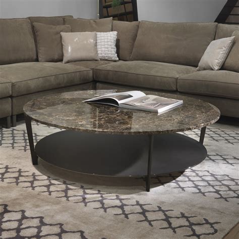 Whether it's for eating, sipping cocktails or handy storage, choose a coffee table from homcom. Soho Round Marble Coffee Table & Glass