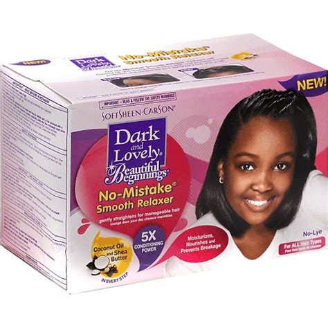 Dark And Lovely Beautiful Beginnings Smooth Relaxer No Mistake For