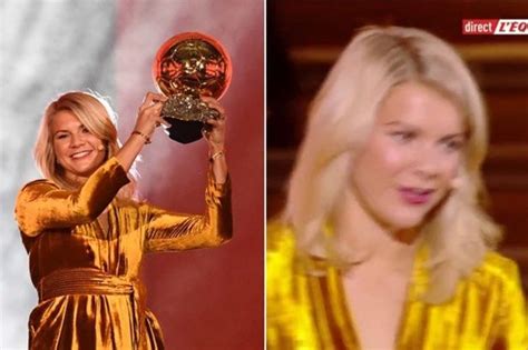 Ballon Dor Outrage After First Womens Winner Ada Hegerberg Asked If She Can Twerk Daily Star