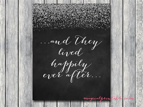 Happily Ever After Sign They Lived Happily Ever After Signage Wedding