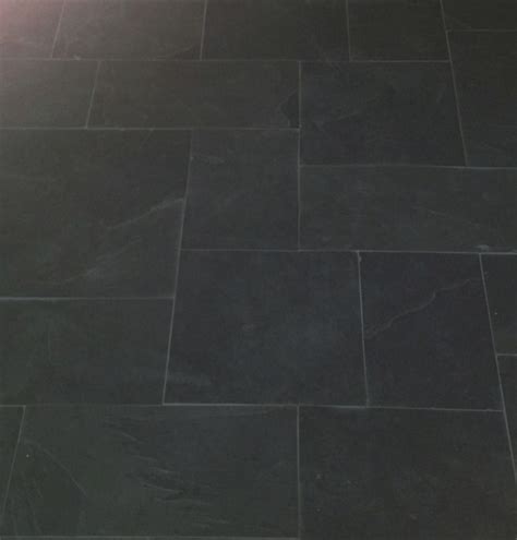 Brazilian Black Montauk Black Cleft Slate Pattern Tile 1 Black