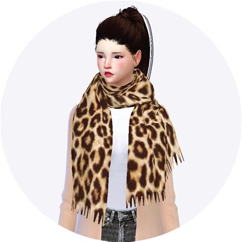 Sims 4 Ccs The Best Scarf By Sims 4 Marigold