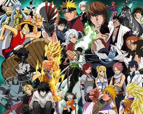 Download All Anime Famous Japanese Manga Characters Wallpaper