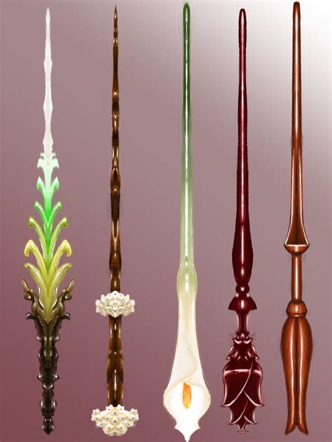 Wand Concept Design Floral Collection By Moptop4000 On Deviantart