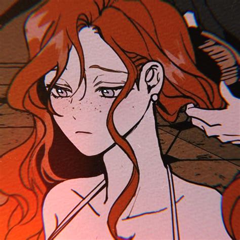 Anime Redhead Blonde Anime Girl Manga Girl Anime Art Girl Manhwa Curly Hair Drawing