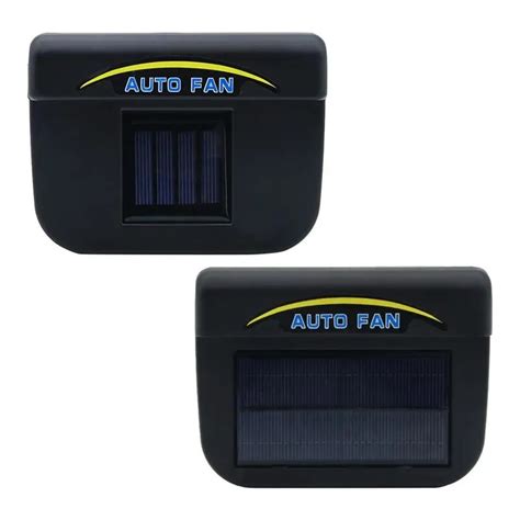 Car Solar Powered Cooling Fan Auto Exhaust Fan Car Cooling Fans Auto