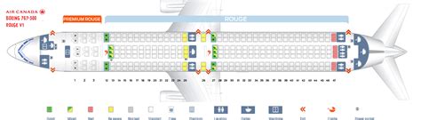 Seat Map Boeing 767 300 Air Canada Best Seats In Plane