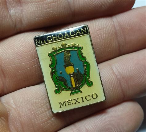 México México Pin Pin Insignia Cresta De México Pasador Etsy
