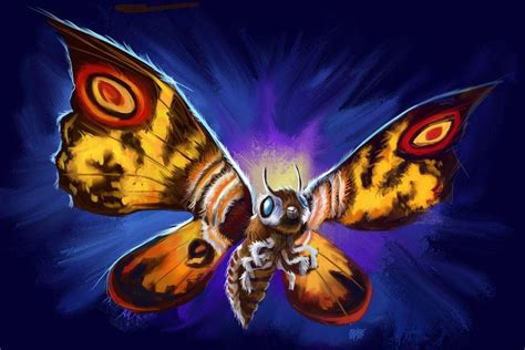 Mothra Wallpaper 4k