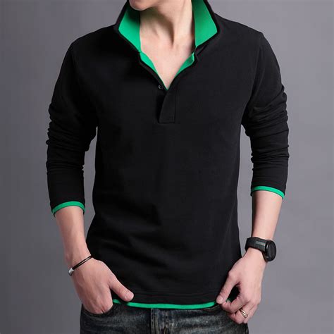 Choose from 16000+ collar t shirt graphic resources and download in the form of png, eps, ai or psd. 2013 new men's Autumn long-sleeved t-shirt Unit Price: $29 ...