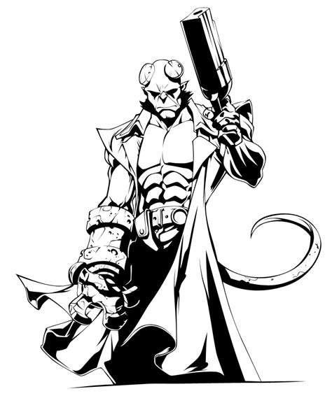 Hellboy Coloring Pages Coloring Pages