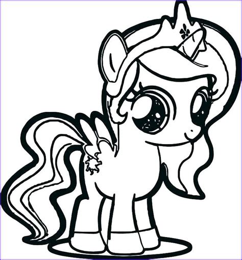 Baby Pony Coloring Pages Printable
