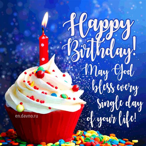 Happy birthday gif is one of the popular ways to celebrate someone's birthday if you cannot come to their party. Beautiful Animated Cupcake Candle Birthday Card - Download on Davno
