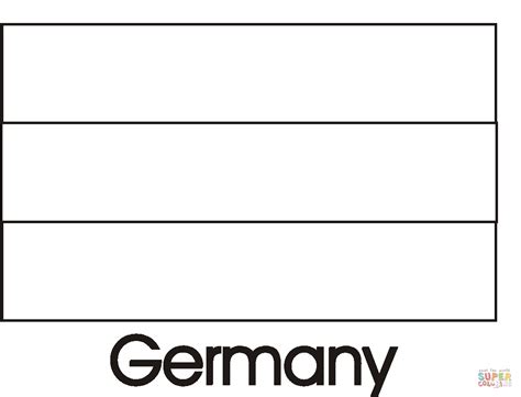 Bandera De Alemania Colorear Coloring Flag Germany Porras Y Barras Images