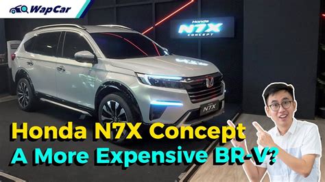Next Gen Honda Br V Previewed 2021 Honda N7x Concept Is Hondas New 7