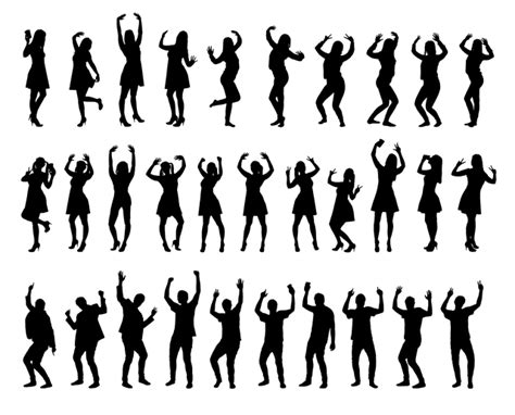 Silhouette Party People · Free Image On Pixabay