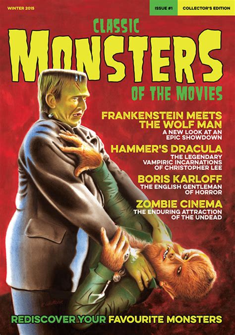 Classic Monsters Magazine Issue 1 Legacy Edition Hardback Classic