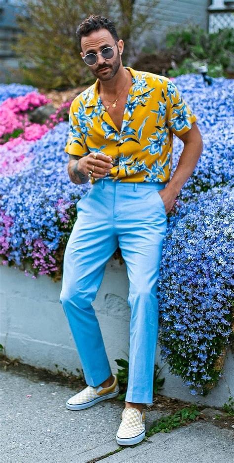 10 Floral Printed Shirts To Rock This Summer Summer Outfits Men Mens