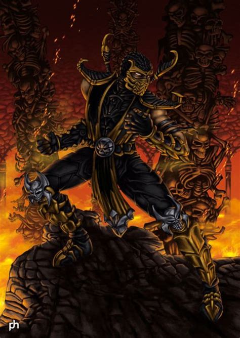 Mortal Kombat Scorpion Mortal Kombat Art Mortal