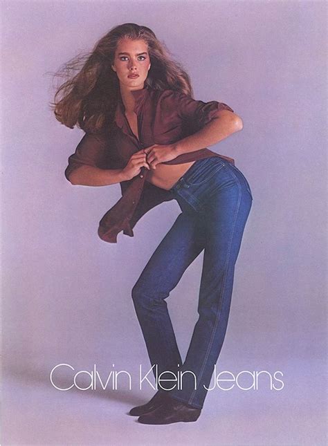 Calvin Klein And Brooke History Of Jeans Calvin Klein Ads Denim Fashion