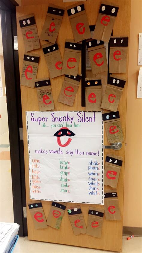 Super Sneaky Silent E First Grade Phonics Vowels Kindergarten