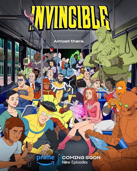 Invincible Gang Taking Season 2 Commute Almost There Key Art Poster
