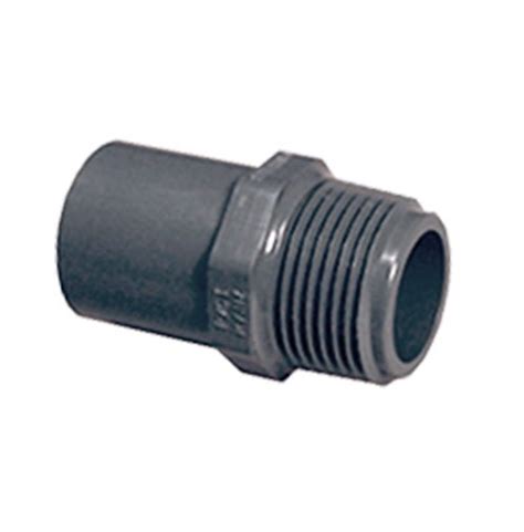 More images for 1 3 8 pvc » 3/4" Sch 80 PVC Male Adapter SPG x MPT 861-007