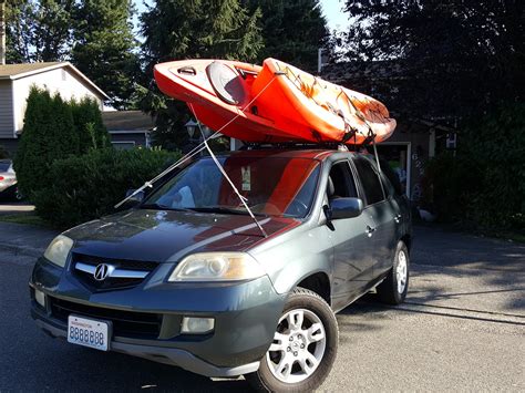 3 Kayaks On Top Of My 05 Mdx I Love This Car Acura Mdx Suv Forums