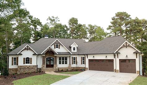 Craftsman Style House Plan With Finished Walk Out Bas