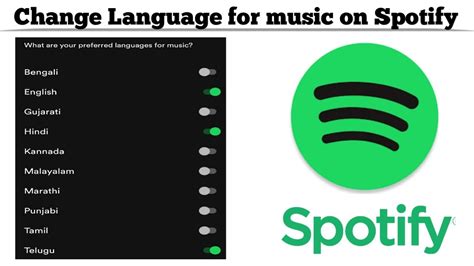 How To Change Language For Music On Spotify App Change Language On