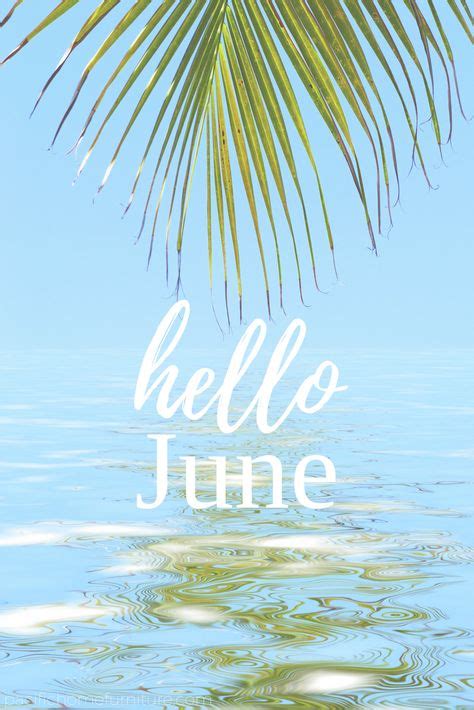 Hello June And Beach Time Hello June