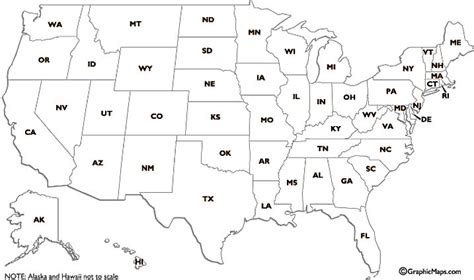 Printable Map Of Usa With Abbreviations Printable Us Maps Vrogue