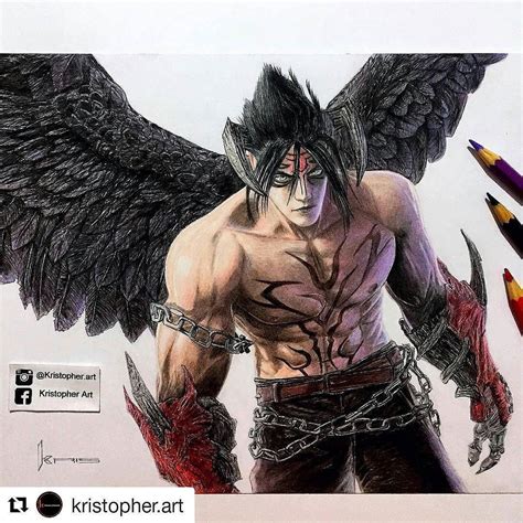 Tekken Devil Jin Drawing