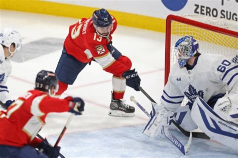 Reinhart Overtime Goal Puts Panthers One Win From Sweep Of Maple Leafs